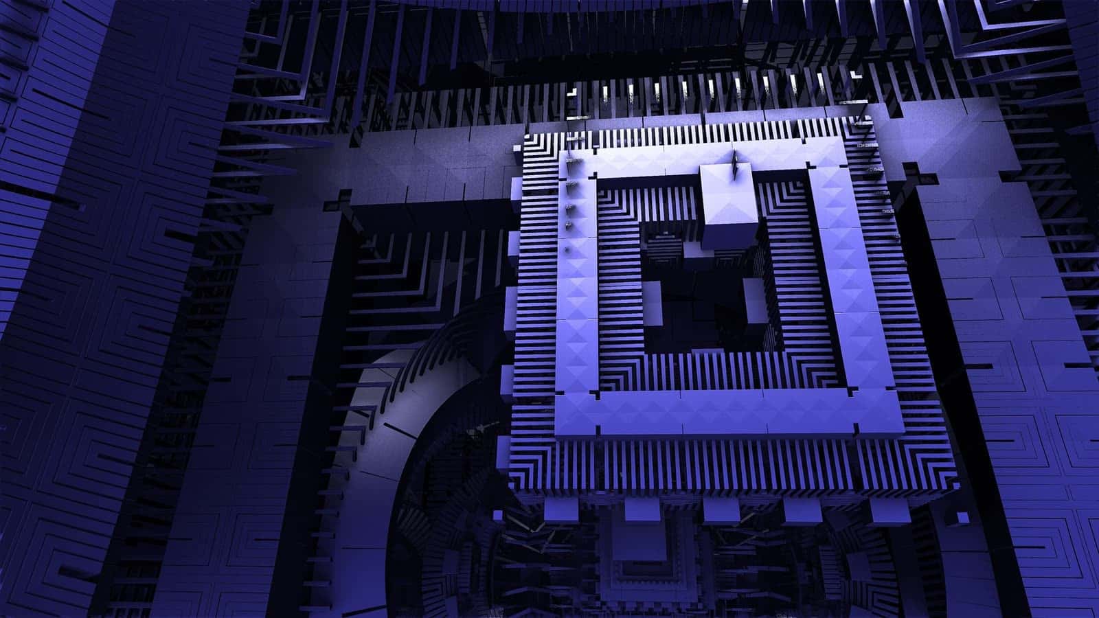 Close-up quantum chip illustration used for quantum computing research coverage